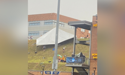 Multiple people injured after tent blows over at West Virginia ball park