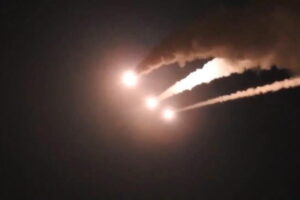 IRAN FIRES MISSILES AT ISRAEL