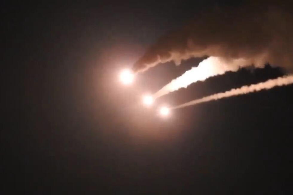 IRAN FIRES MISSILES AT ISRAEL