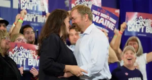 Platner romps to victory in Maine Democratic primary, will face Collins despite controversies