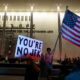 Workers begin removing Trump’s name from the Kennedy Center