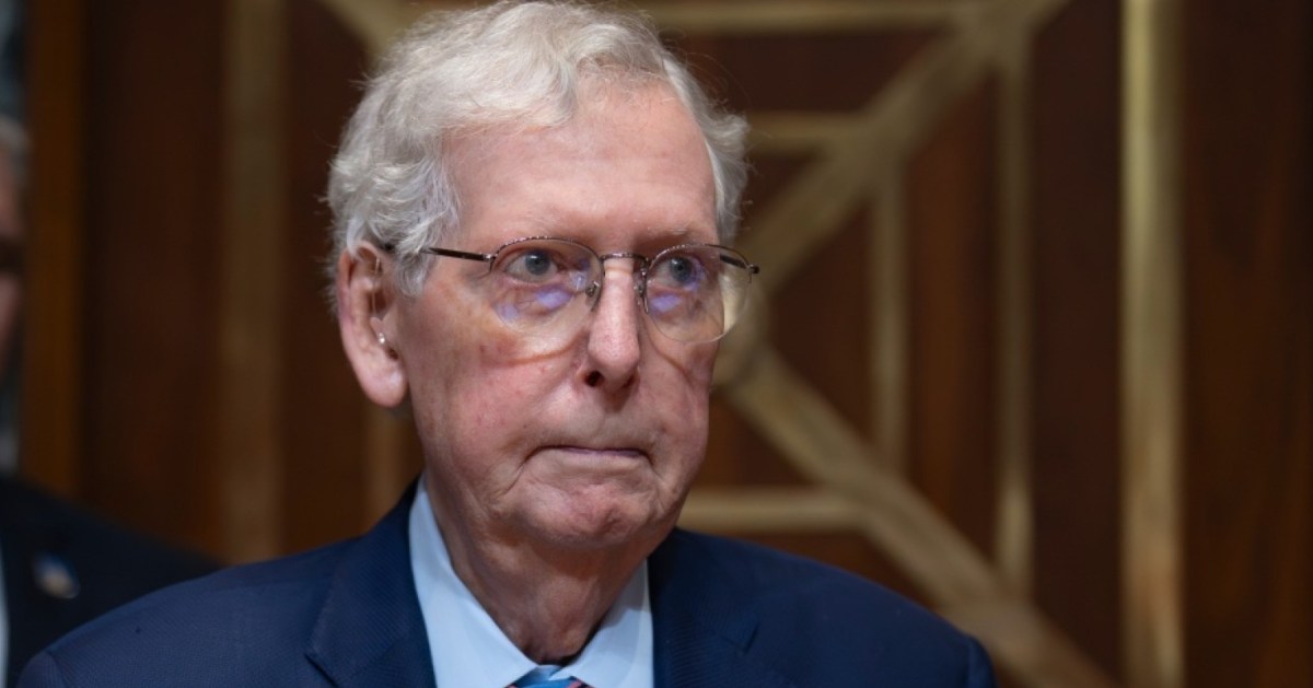 Sen. Mitch McConnell hospitalized, his office says