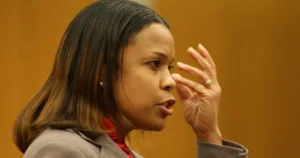 Judge disciplined over courthouse sex recuses herself in Georgia election case