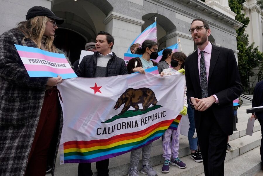California state senator running to succeed Pelosi calls out ‘harassment’ at trans march