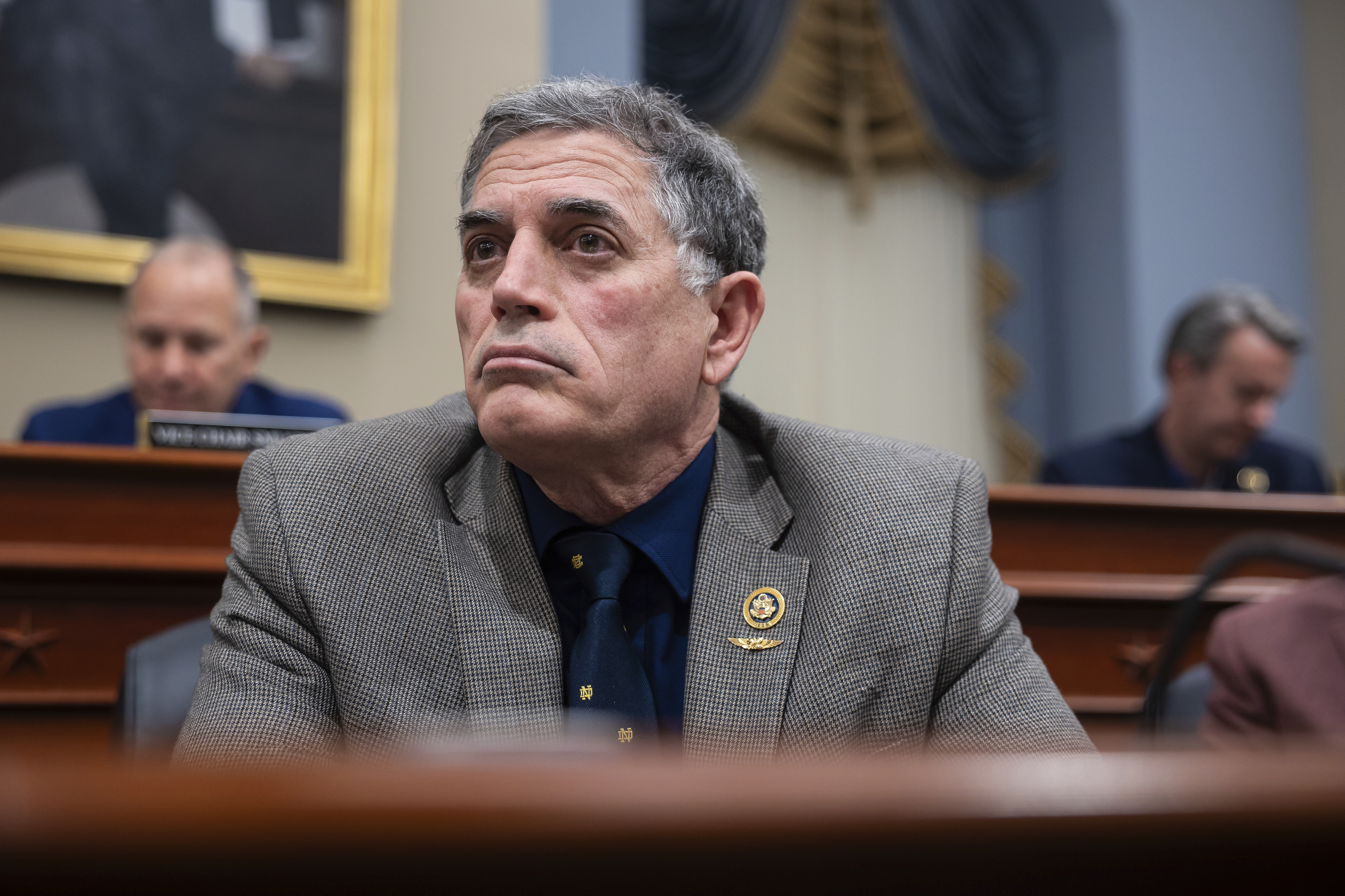 Rep. Andrew Clyde (R-Ga.) is seen during a House Budget Committee markup of a budget reconciliation bill on Capitol Hill May 18, 2025.