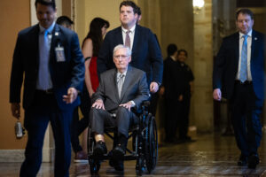 Mitch McConnell is still in the hospital after medical episode, his office says