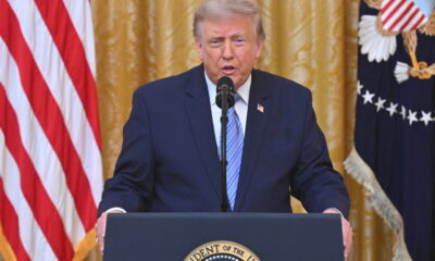 Trump uses primetime address to raise doubts about US elections