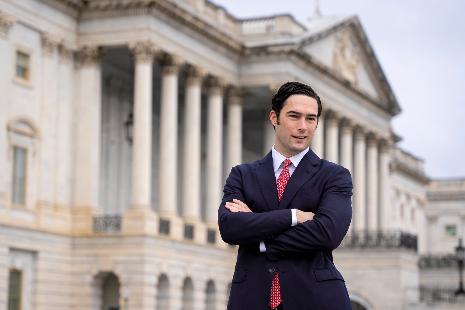Then-Rep.-elect Brandon Gill (R-Texas) poses for a portrait on the steps of the U.S. Capitol in Washington on Nov. 15, 2024. 