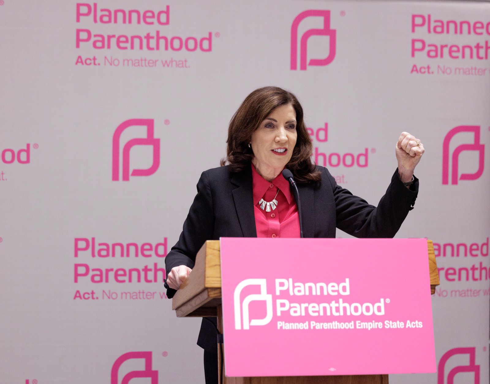 Planned Parenthood’s PAC endorsed Gov. Kathy Hochul for reelection today. 