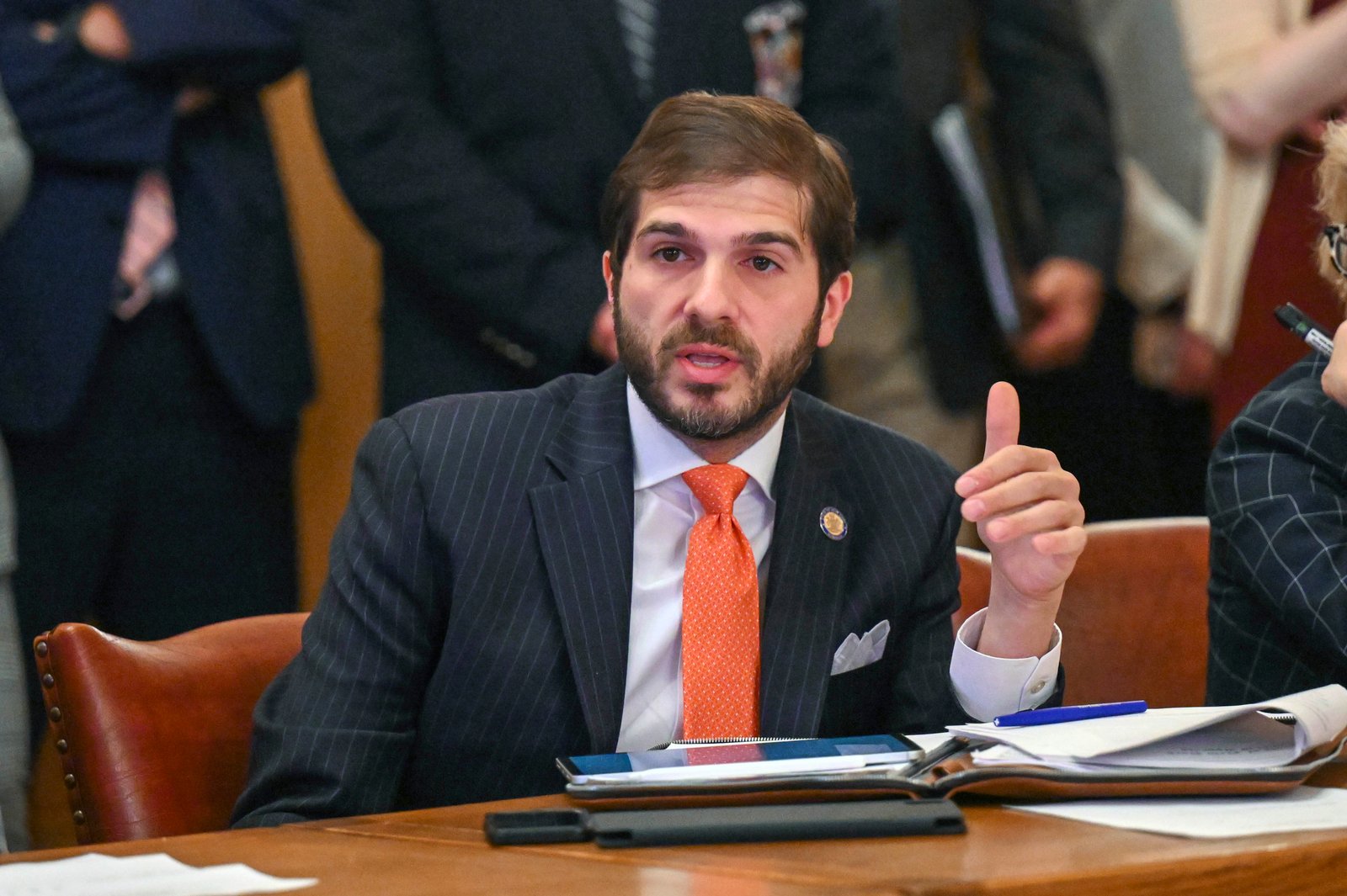 Democratic state Sen. Andrew Gounardes said states need to act aggressively to put guardrails around artificial intelligence.